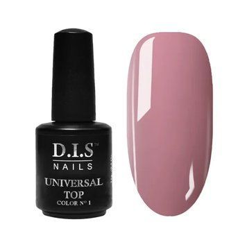 Камуфлюючий нюдовий топ Universal top 001 D.I.S nails, 15 мл 24847 фото