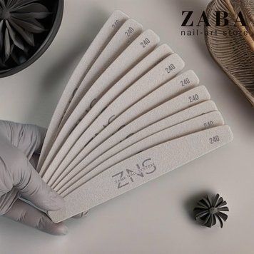 Сменные файлы 240 грит на металлическую основу Zaba Nail system, 10 шт 5265 фото