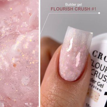 Crooz Flourish Crush Builder Gel №01 Гель для нарощування, 15 мл 25308 фото
