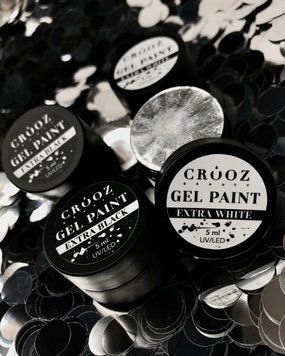 Гель-краска Crooz EXTRA BLACK, 5г 70068 фото
