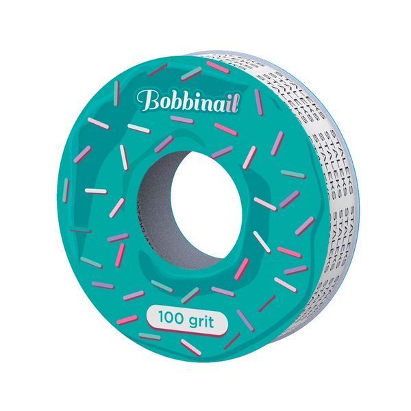 Запасний блок файл-стрічки для пластикової котушки Bobbinail STALEKS PRO 100 грит, 8 м 7276 фото