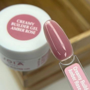 Моделюючий гель JOIA vegan Creamy Builder Gel Amber Rose 15 мл 32333 фото