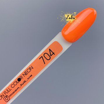 Гель-лак MOON FULL Neon color Gel polish №704, 8 мл 5730 фото