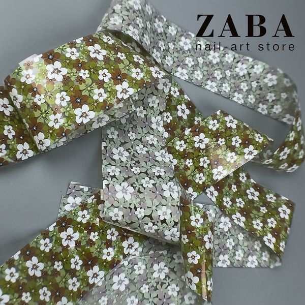 Фольга для дизайну Flowers 016, 50 см 62268 фото
