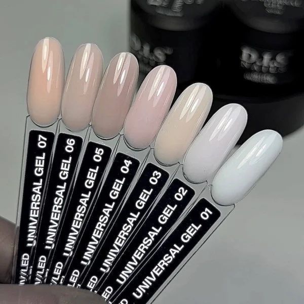 D.I.S. UNIVERSAL GEL №14 - камуфлюючий твердий гель HEMA & TPO Free, 28 г 43326 фото