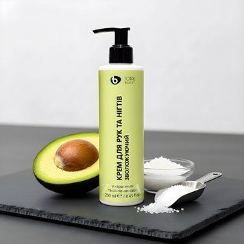 Крем для рук та нігтів зволожуючий Total Beauty з кератином та олією авокадо 250 мл 25002 фото