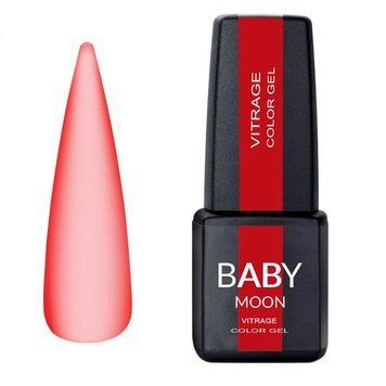 Гель-лак вітражний Baby Moon Vitrage Color Gel 07 червоний, 6 мл 22705 фото