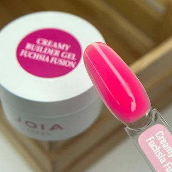 Моделюючий гель JOIA vegan Creamy Builder Gel Fuchsia Fusion 15 мл 32335 фото
