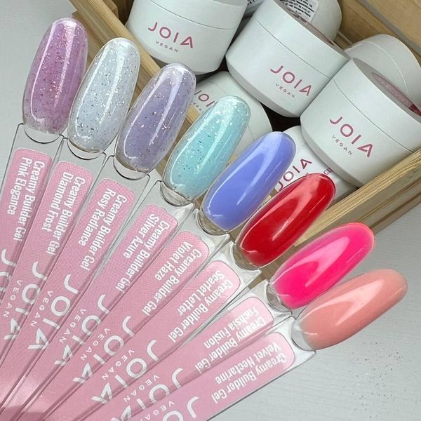 Моделюючий гель JOIA vegan Creamy Builder Gel Fuchsia Fusion 15 мл 32335 фото