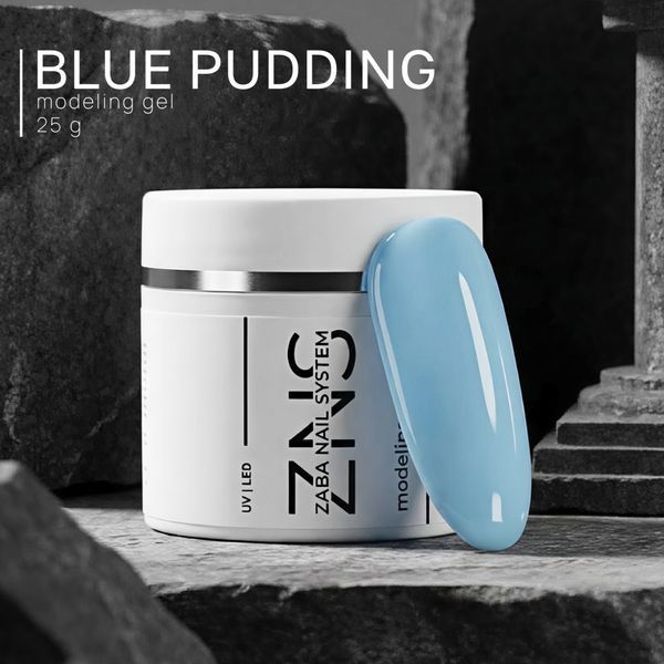 Гель моделюючий Zaba Nail system BLUE PUDDING, 25 г 22458 фото