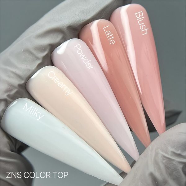 ZNS Color Top 05 Blush Камуфлирующий топ для маникюра, 8 мл 35055 фото