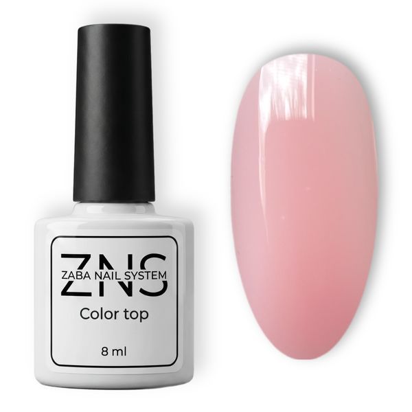 ZNS Color Top 05 Blush Камуфлирующий топ для маникюра, 8 мл 35055 фото