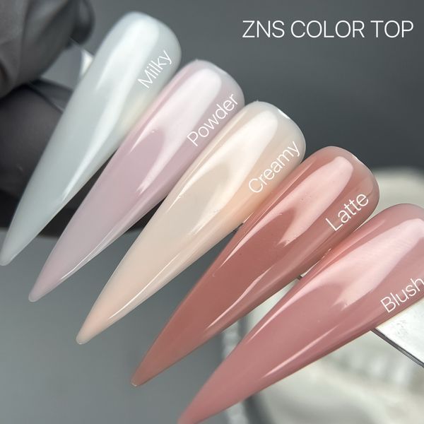 ZNS Color Top 05 Blush Камуфлирующий топ для маникюра, 8 мл 35055 фото