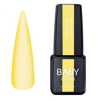 Гель-лак вітражний Baby Moon Vitrage Color Gel 08 жовтий, 6 мл 22706 фото