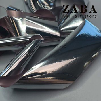 Фольга для дизайну перекладна SILVER 100 см 62383 фото