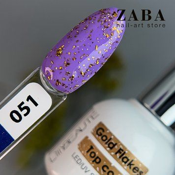 Lilly Beaute Gold flakes top - топ с золотими пластівцями, 12 мл 7135 фото