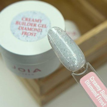 Моделюючий гель JOIA vegan Creamy Builder Gel Diamond Frost 15 мл 32337 фото