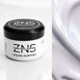 ZNS Liquid Acrygel №02 Coconut Milk Жидкий акригель для ногтей, 30 мл 43282 фото