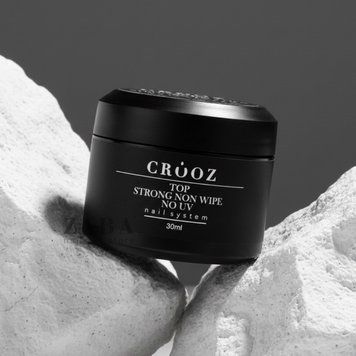 Топ для гель-лаку без УФ-фільтра Crooz TOP STRONG NON WIPE NO UV, 30 мл 70024 фото