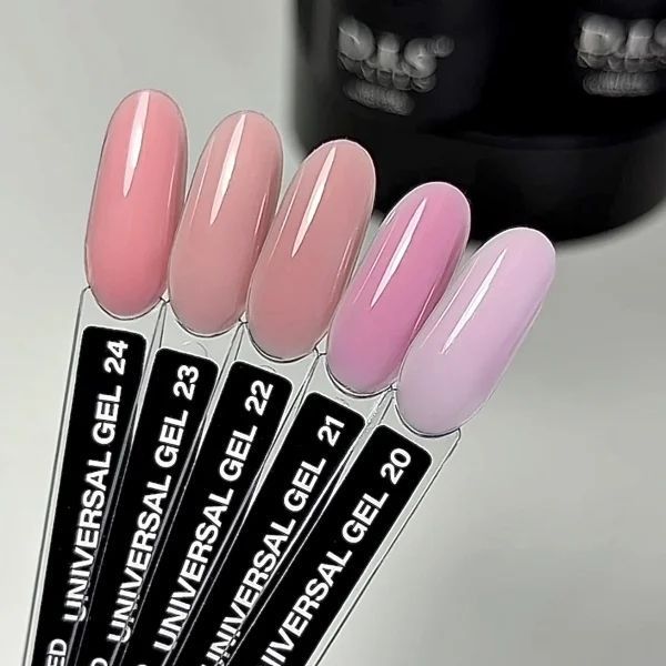 D.I.S. UNIVERSAL GEL №19 - камуфлирующий твердый гель HEMA & TPO Free, 28 г 43331 фото