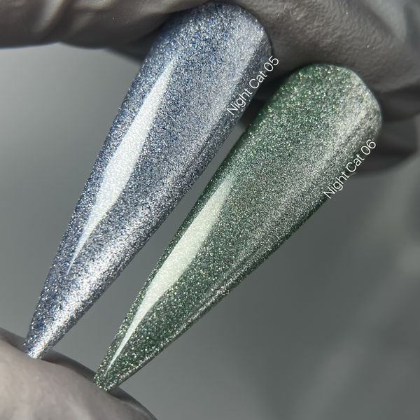 Гель‑лак Котяче Око ZNS Night Cat Eye 02 із світловідбивним ефектом, 8 мл 35058 фото