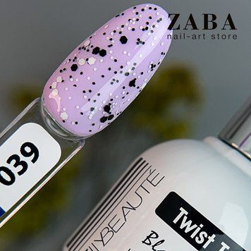 Lilly Beaute Twist top - топ з чорно-білим брокатом, 12 мл 7136 фото