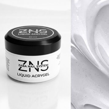 ZNS Liquid Acrygel №03 Sugar Glaze Рідкий Акригель для нігтів, 30 мл 43283 фото