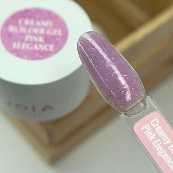Моделюючий гель JOIA vegan Creamy Builder Gel Pink Elegance 15 мл 32340 фото