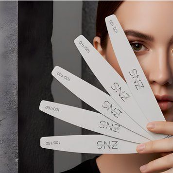 Пилка Дуга | тонкая основа | 100/180 Zaba Nail System ZP-3037 фото