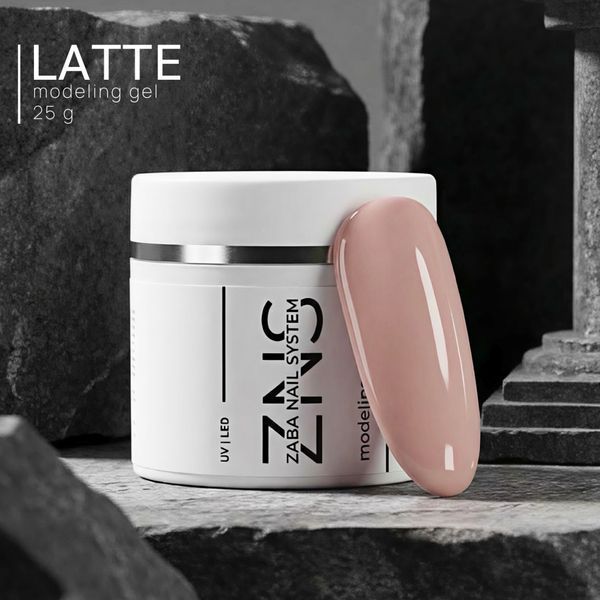 ZNS Гель для нарощування Modeling Gel №007 Latte, 25 г 5230 фото