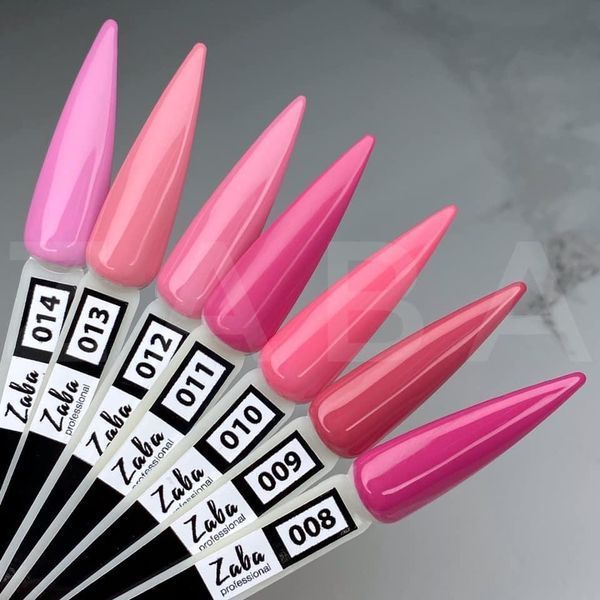 NEW COLLECTION! Гель-лак 012 Zaba professional, 8 мл 5113 фото