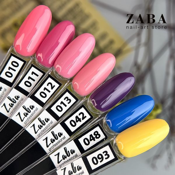 NEW COLLECTION! Гель-лак 012 Zaba professional, 8 мл 5113 фото