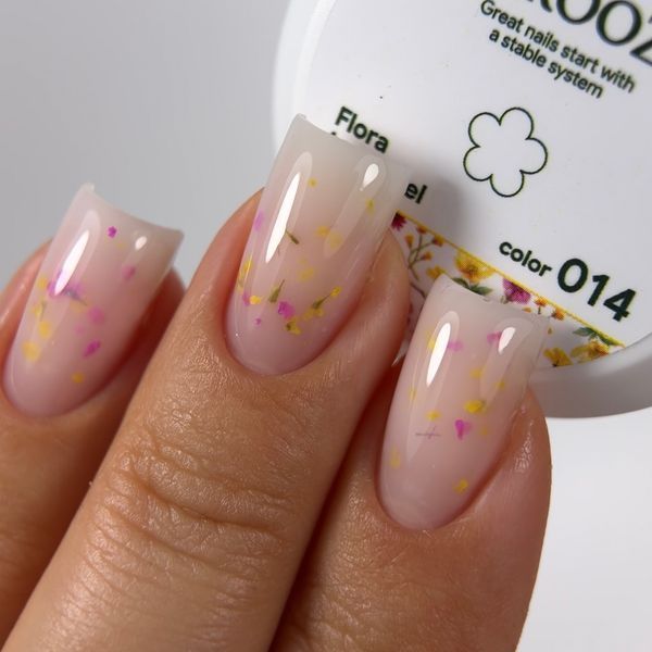 Crooz Flora Touch Gel №14 Гель для нарощення нігтів, 15 мл 43387 фото