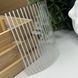 Наклейки на липкой основе Гибкие 3D нити глиттер серебро 32459 фото 1