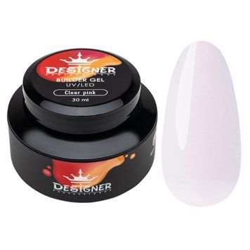 Designer professional Strong Builder Gel Clear Pink №2 - Моделюючий гель 30 мл 62434 фото