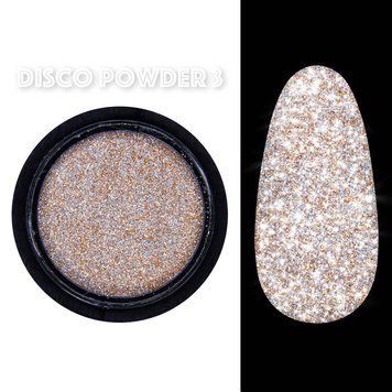 Designer Professional Disco powder №003 - Светоотражающая пудра оранжевая 62354 фото
