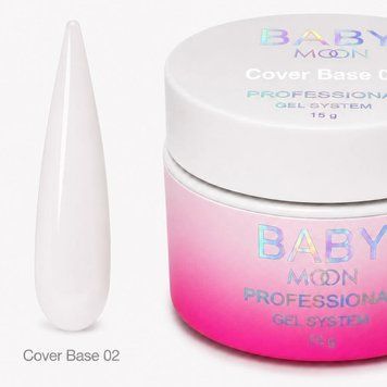 Камуфлююча база Baby Moon Cover Base №02, 15 мл 53226 фото