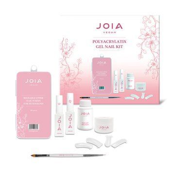 Стартовий набір для нарощення полігелем UV/LED PolyAcrylatix Gel Nail Kit JOIA vegan 100905 фото