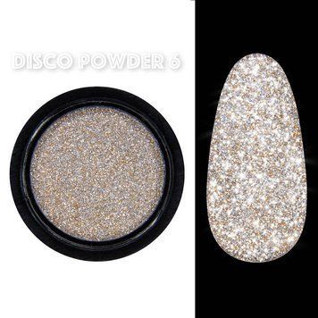 Designer Professional Disco powder №006 - Світловідбивна пудра жовта 62357 фото