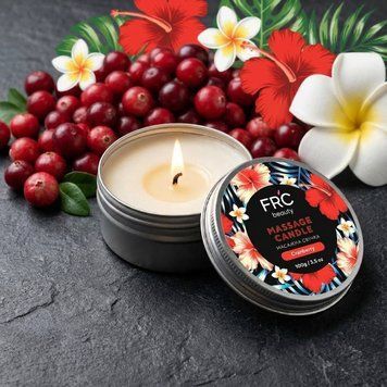 Масажная свічка для рук FRC Beauty - Cranberry, 30 г 7378 фото