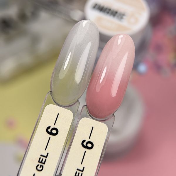 Crooz Гель-краска 5 в 1 Art Gel Ombre №06 &mdash; 3 мл, для дизайна ногтей 24922 фото