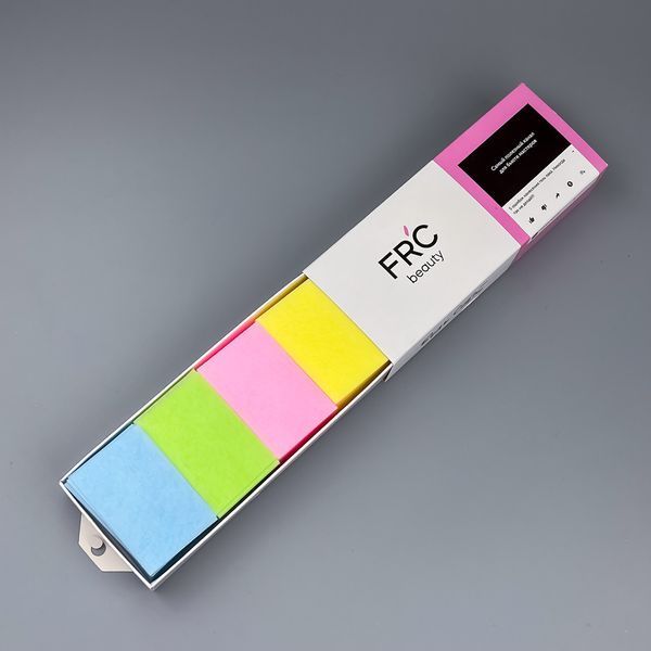 Салфетки безворсовые FRC 6*4 см коробке MIX, 250 шт 7373 фото