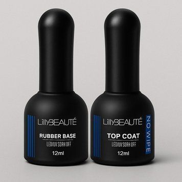 Набір Lilly Beaute База 12 мл + Топ 12 мл 100898 фото