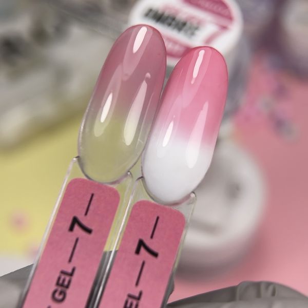 Crooz Гель-краска 5 в 1 Art Gel Ombre №07 &mdash; 3 мл, для дизайна ногтей 24923 фото