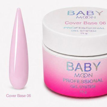Камуфлююча база Baby Moon Cover Base №06, 15 мл 53230 фото