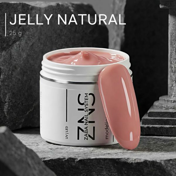 ZNS Гель для наращивания Modeling gel №014 Jelly Natural, 25 г 62146 фото