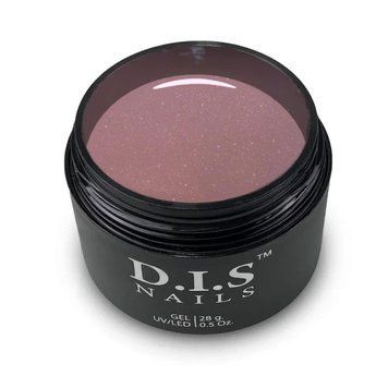 D.I.S Nails HARD AVALON & SHIMMER - камуфлюючий твердий гель із шимером 28 г 13232 фото