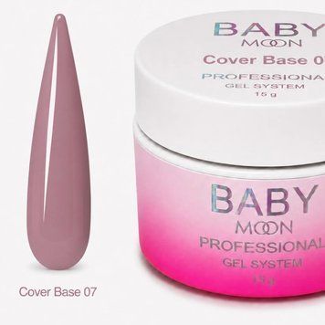 Камуфлююча база Baby Moon Cover Base №07, 15 мл 53231 фото