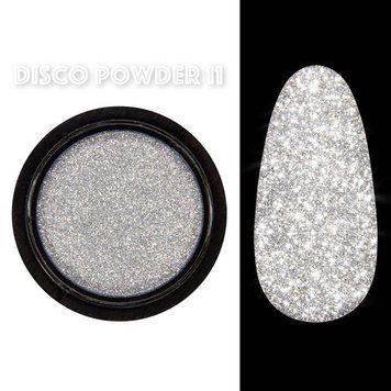Designer Professional Disco powder №011 - Світловідбивна пудра срібна 62362 фото