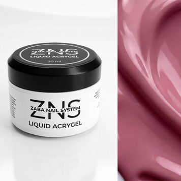 ZNS Liquid Acrygel №12 Plum Sorbet Рідкий Акригель для нігтів, 30 мл 43291 фото